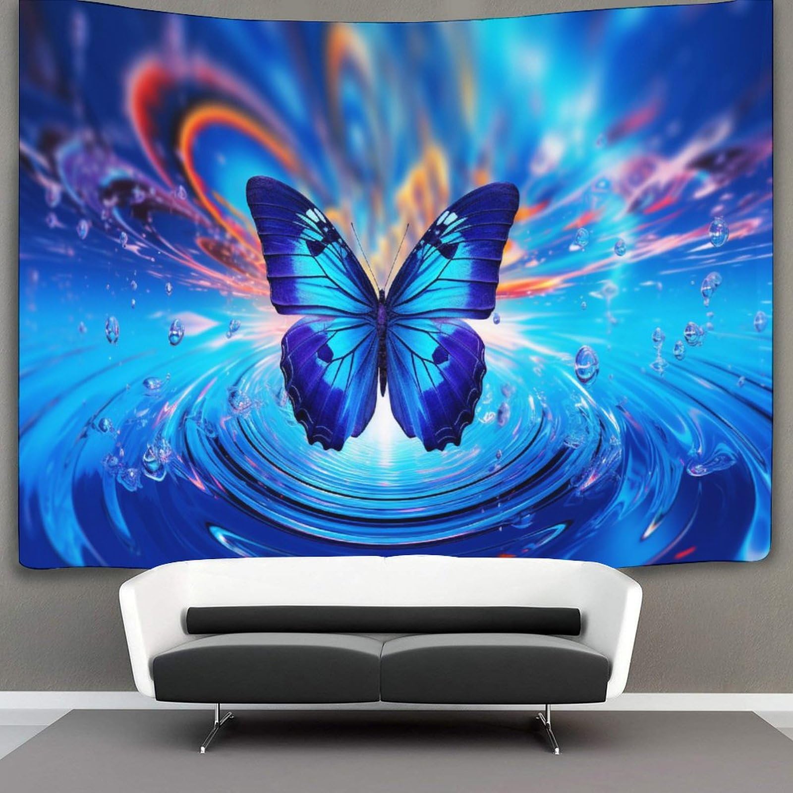 kaiyun Butterfly Tapestry Tapestries 3D Wall Hanging Home Decorations for Room 130cmx150cm