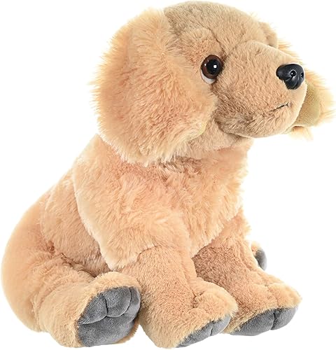 Vista 4 de Wild Republic, Peluche Golden Retriever, animal de peluche, regalos para niños, tienda de mascotas, 12 pulgadas Golden Retriever,Pastor alemán
