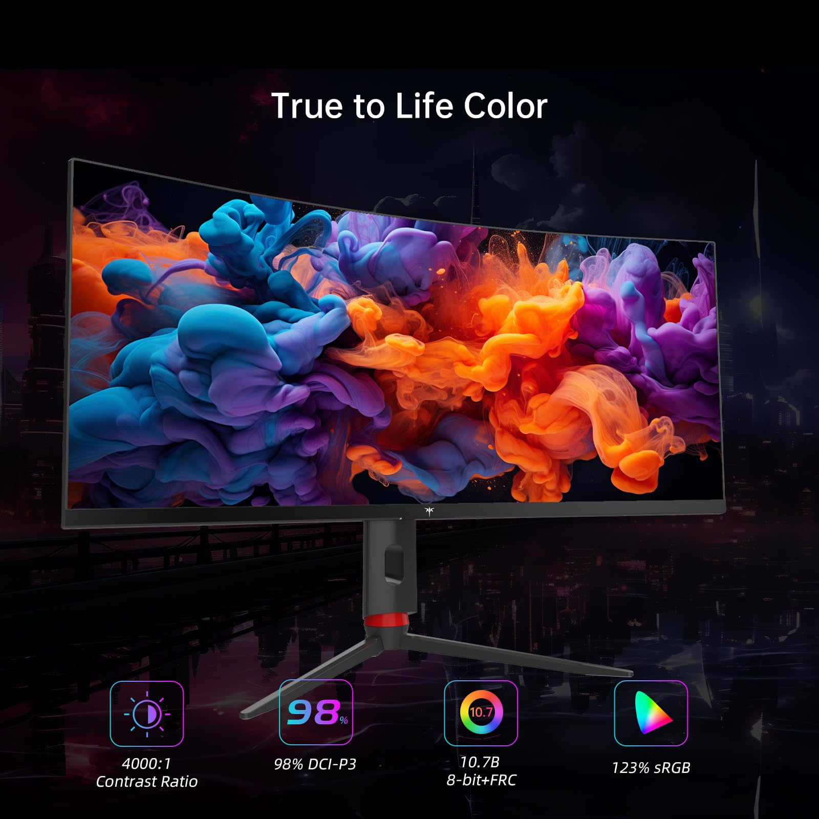 KTC ウルトラワイドモニター　34インチ Amazon.com: KTC 34 Inch Curved Ultrawide Gaming Monitor, 21