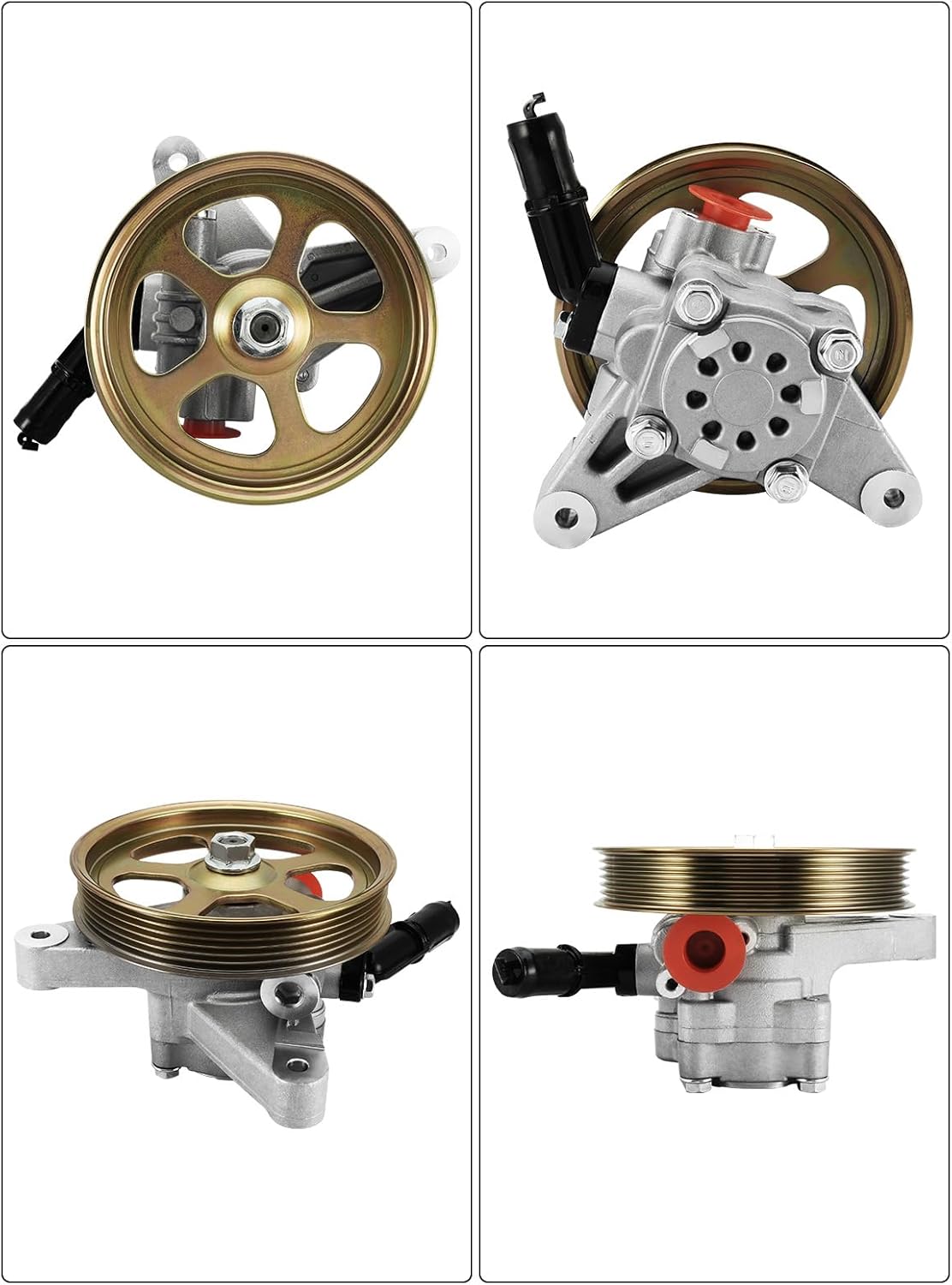 21-5441 Power Steering Pump with Pulley For Acura TL 2004 2005 2006 2007 2008, For Honda Pilot 2005 2006 2007 2008,3.2L 3.5L,96-5441 56110RDAA01 56110PVJA01