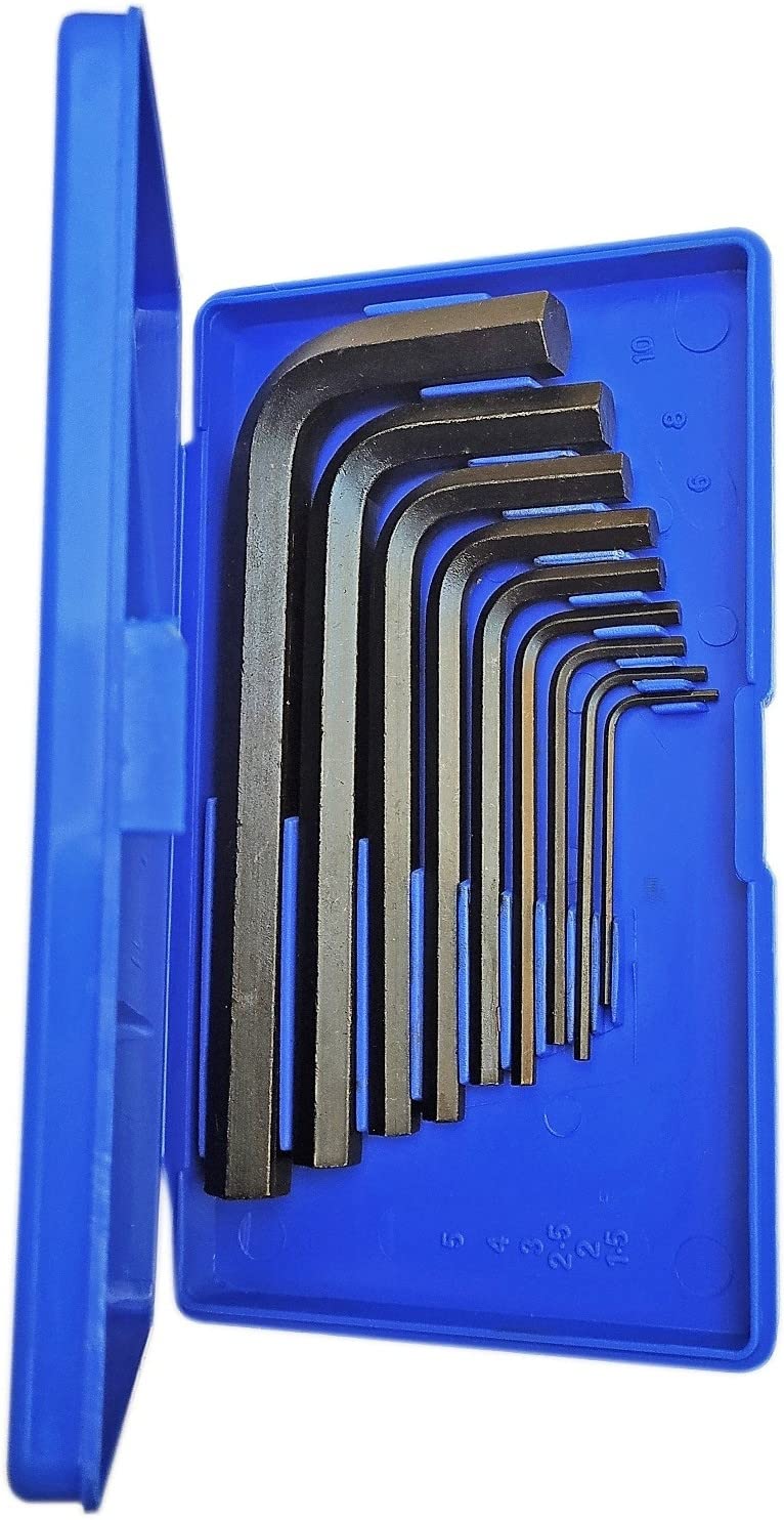 Buy Inditrust9pc Hex Allen key set IN PLASTIC BOX Packet size allen key