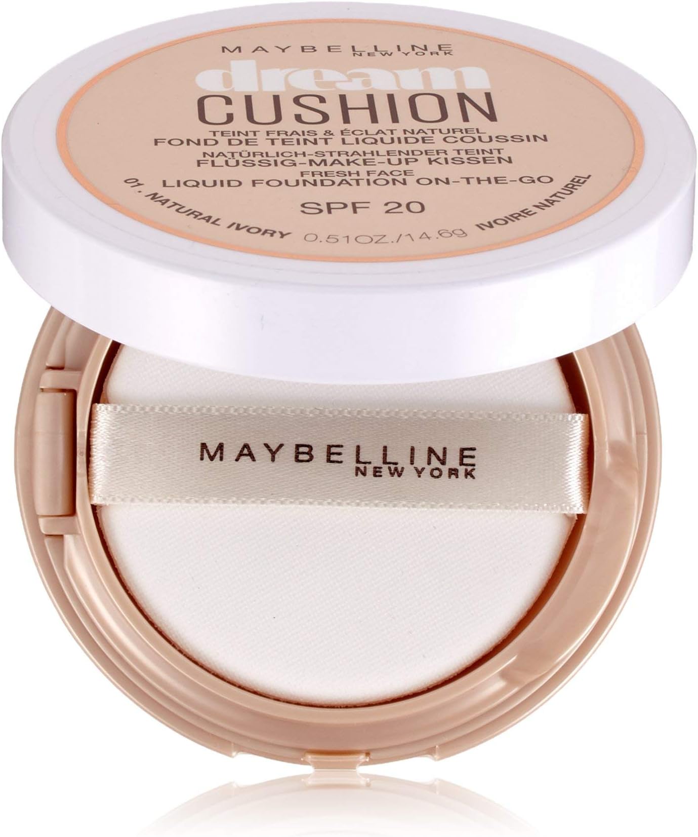 Maybelline Dream Cushion Liquid Foundation 01 Natural Ivory 30ml