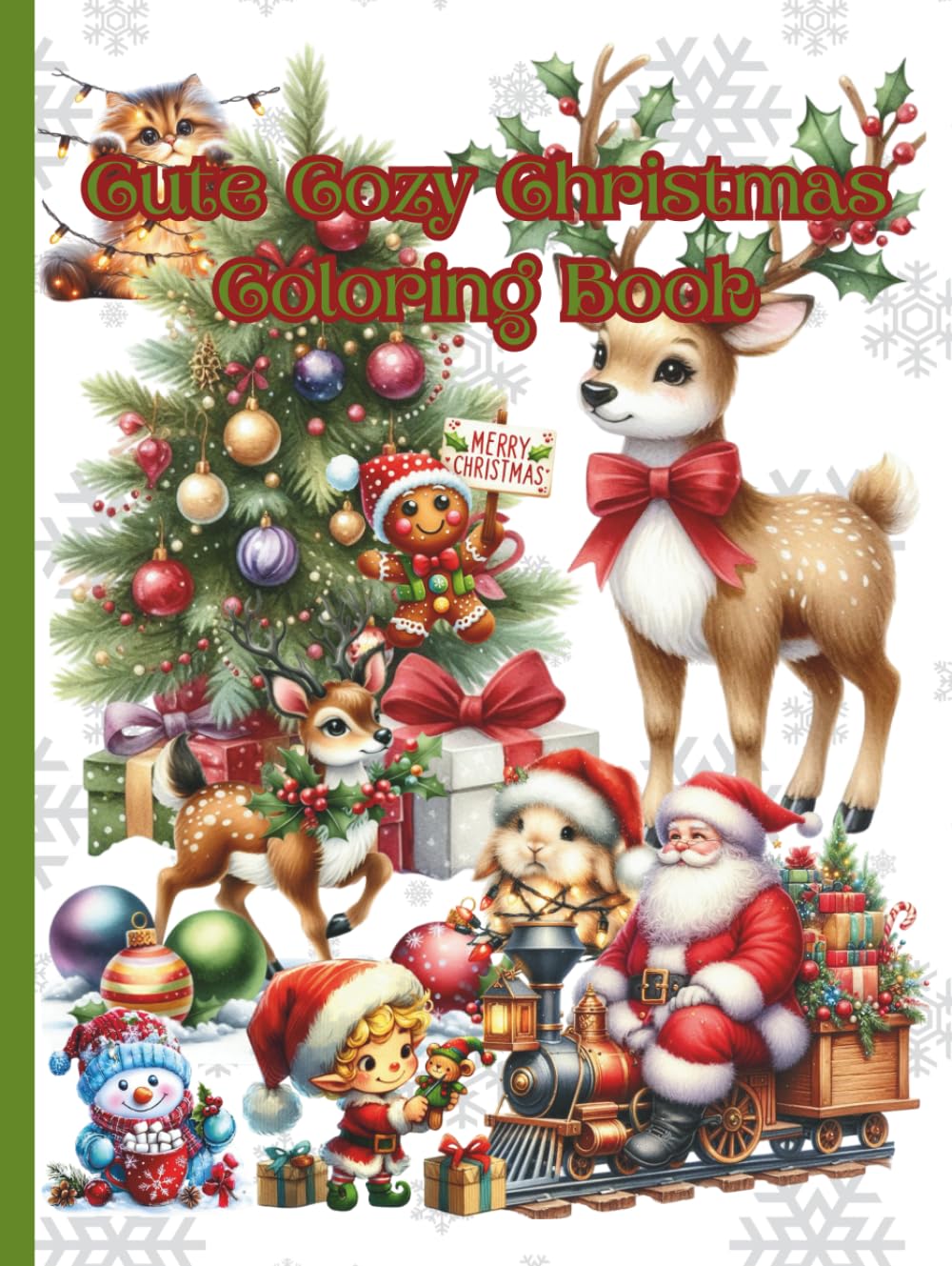 Cute Cozy Christmas Coloring Book