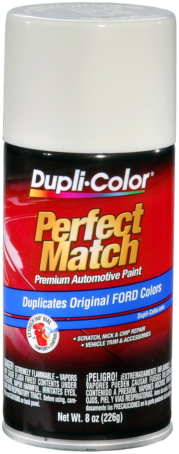 Dupli-Color (EBFM03847-6 PK) Pure White Ford Exact-Match Automotive Paint - 8 oz. Aerosol, (Case of 6)