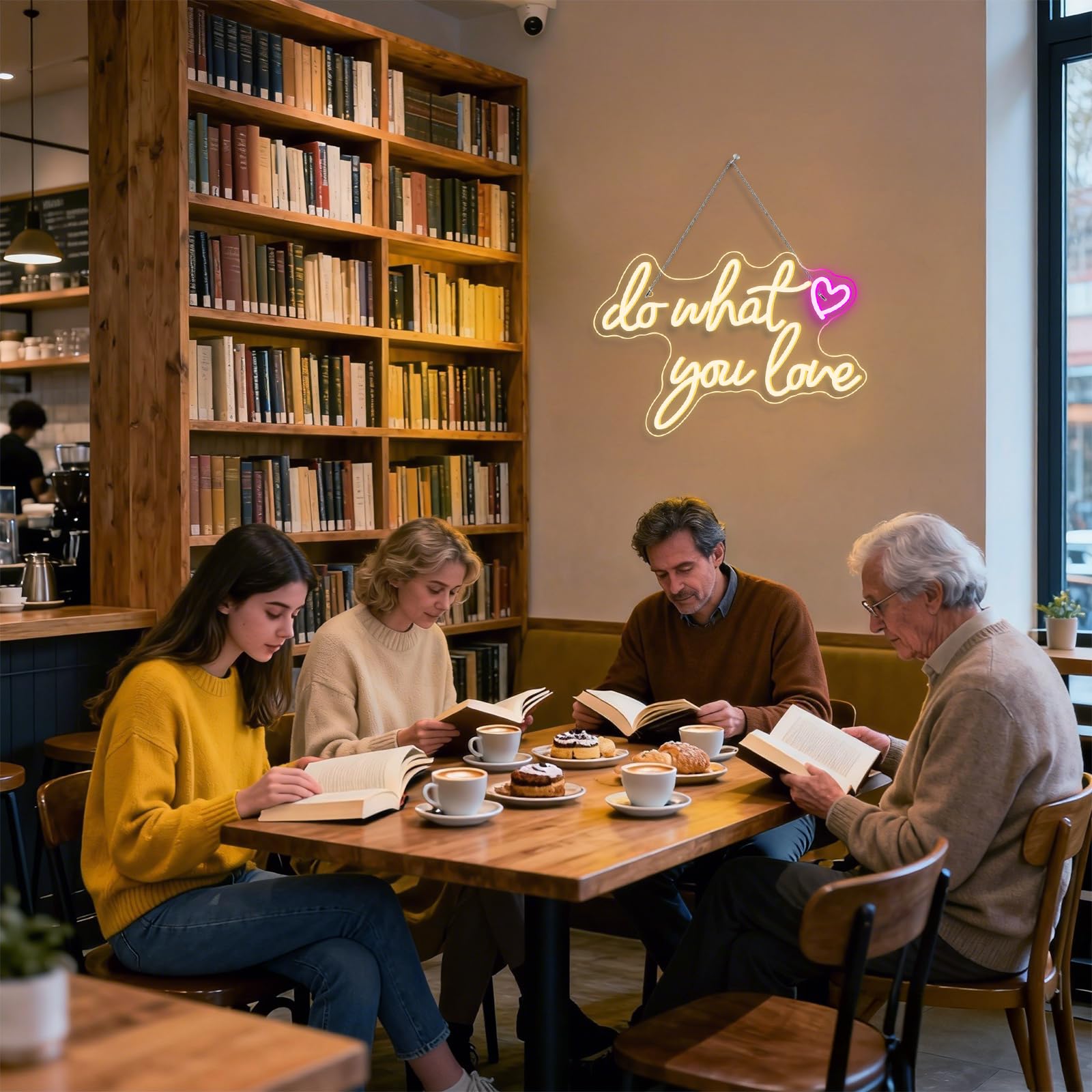 Do What You Love Neonlicht Schriftzug, Warmweiß Neon Schild für Wand Dekor, USB betrieben Neon Led Schild Leuchtreklame für Schlafzimmer, Wohnkultur, Büro