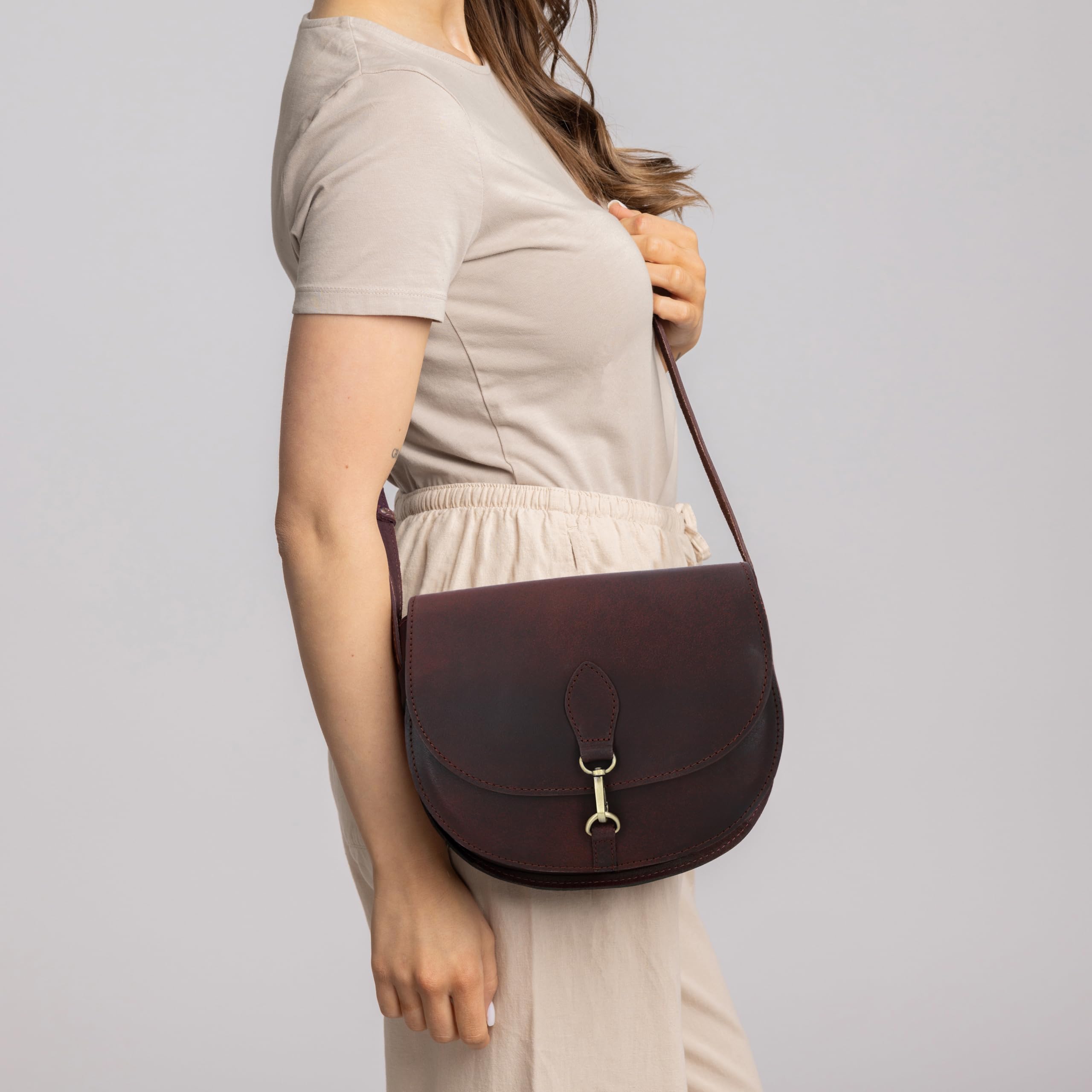 Gusti Spall Borse Ladies Leather - Wiebke Spalla Borsa Pulnica Borsa da Sera Small Borsa Crossbody Guila Rossa