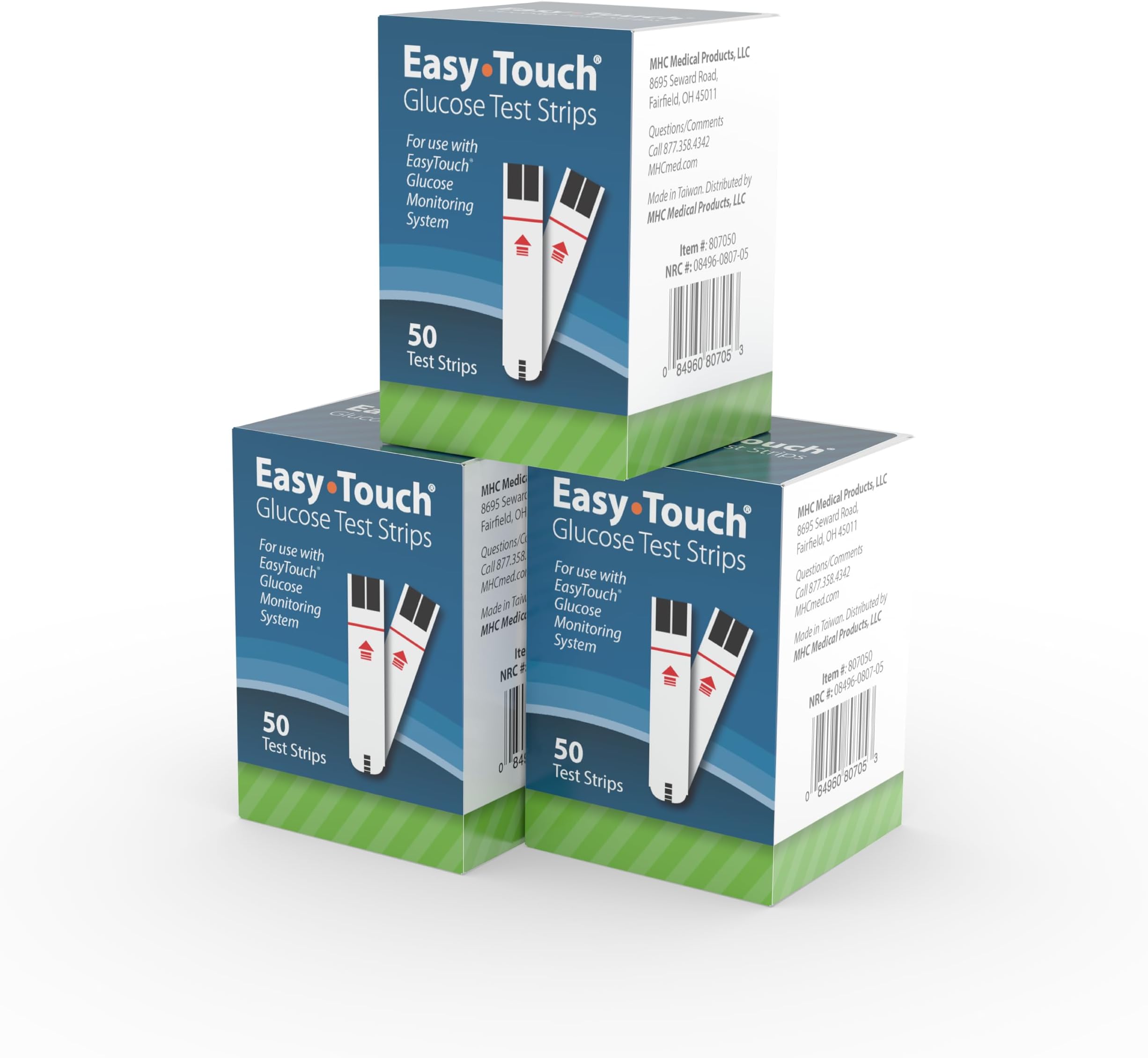 EasyTouch Glucose Test Strips, 150 Ct
