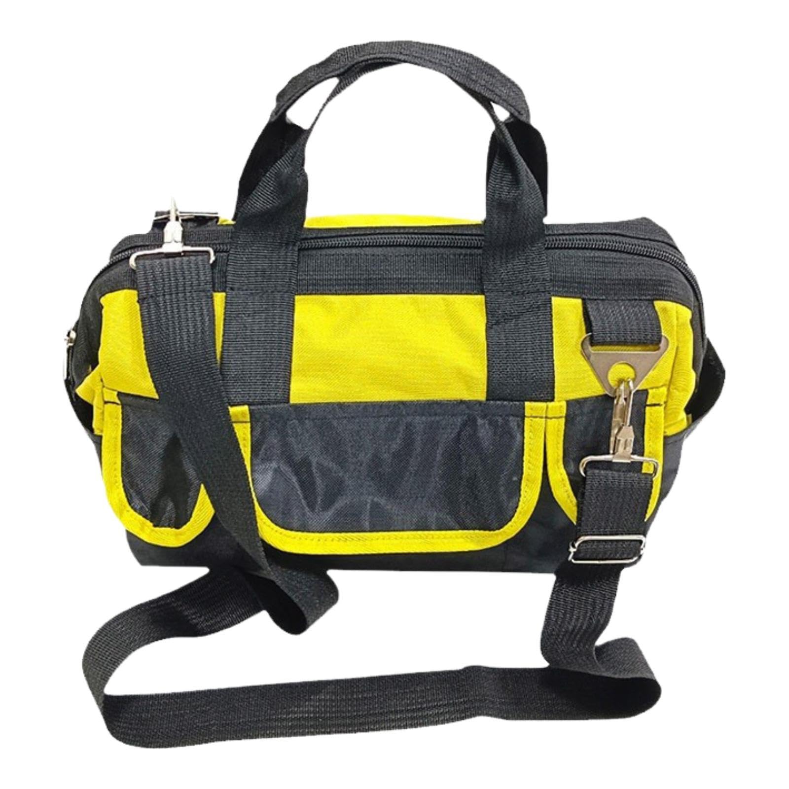 Sac de rangement pour outils avec fermeture éclair lisse en tissu Oxford moyen