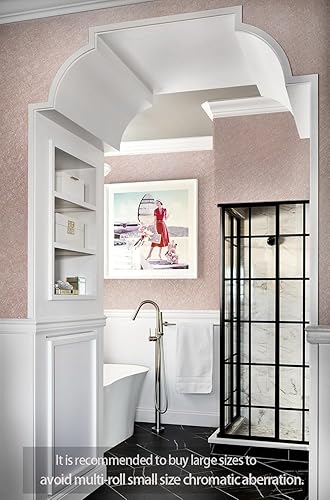 Miniatura 60 de GloryTik Papel tapiz de seda negra para despegar y pegar, papel adhesivo autoadhesivo con textura negra, papel adhesivo extraíble para sala de Negro