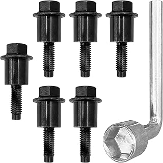 6 Pcs Timing Chain Guide Bolt Replaces 11588522, Engine Timing Chain Guide Screw Compatible with Saab 9-3 2003 to 2012, Saab 9-5 2010 to 2011, 2.4 ecotec, Opel 2.2, Chevy