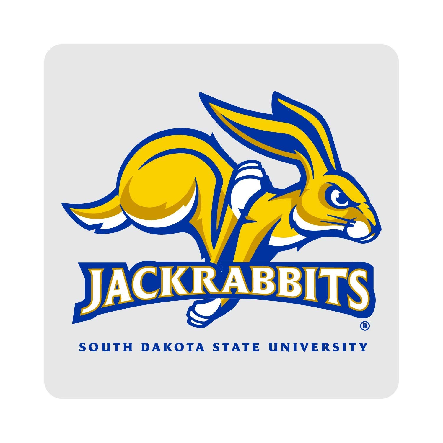 South Dakota State Jackrabbits Acrylic Coaster 4-Pack Officially Licensed Collegiate Product