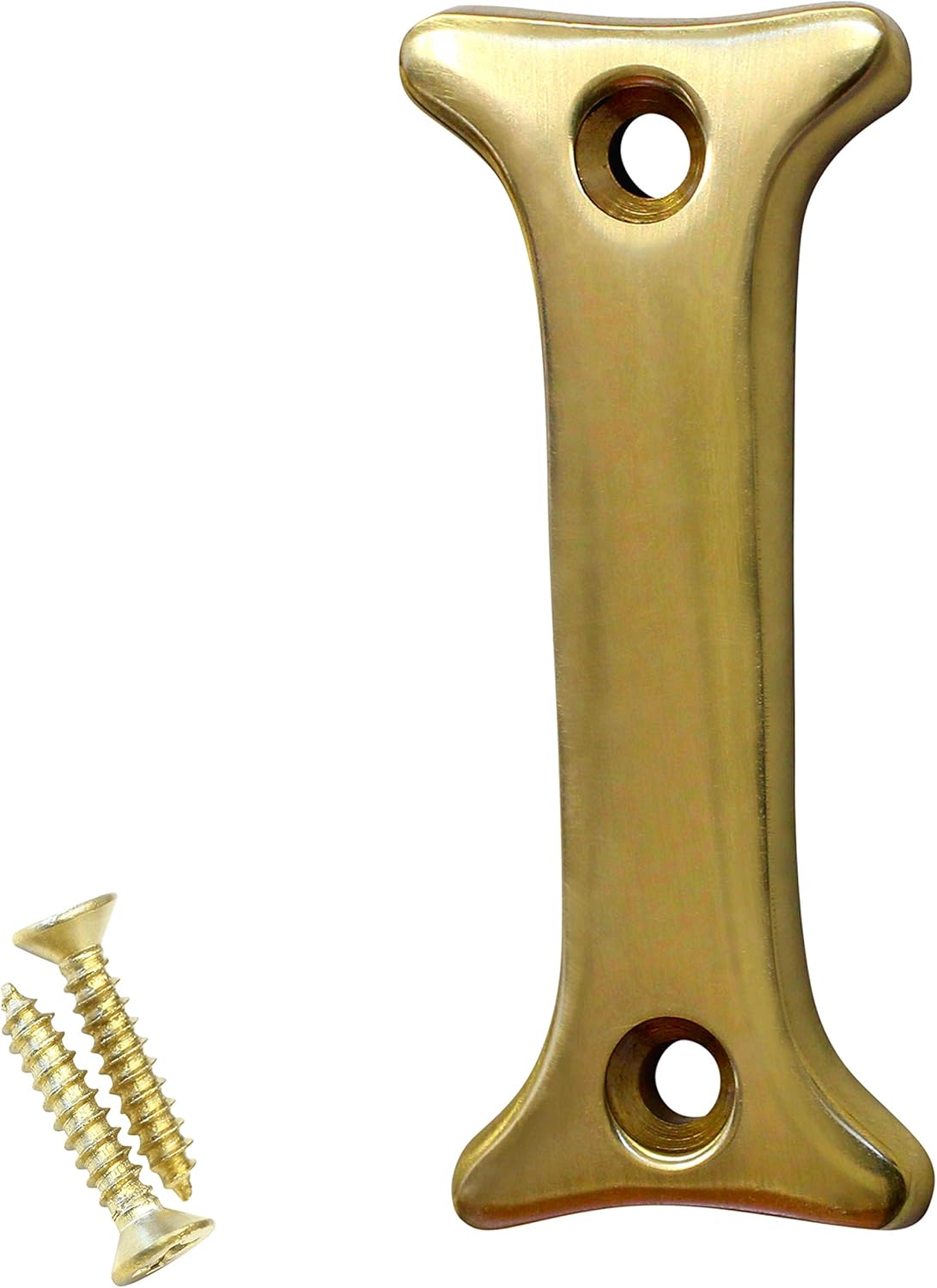 RCH Hardware 2351I-PB050 | Solid Brass 2'' Tall House Mailbox Letter I with Matching Screws (Polished Brass)
