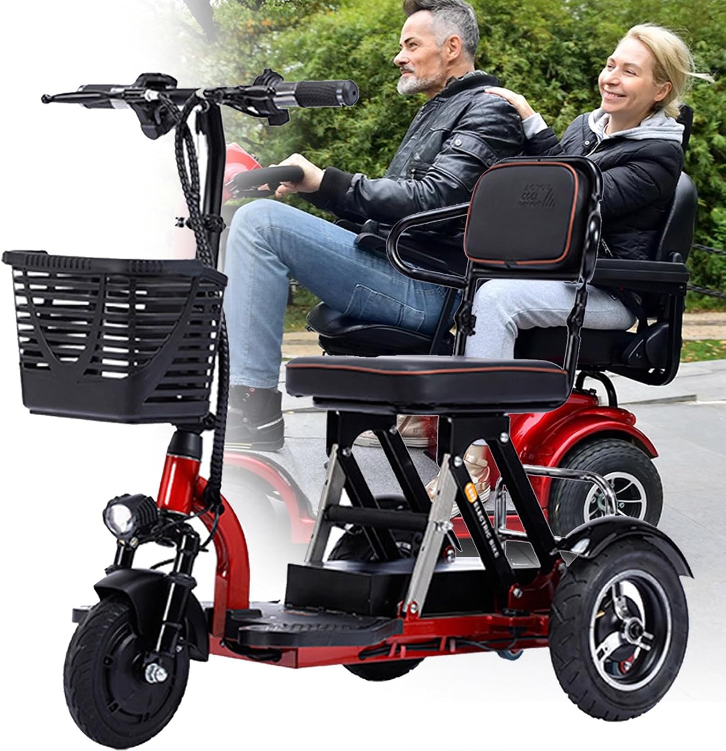 Lightweight Folding Mobility Scooters, Electric Wheelchairs for Adults