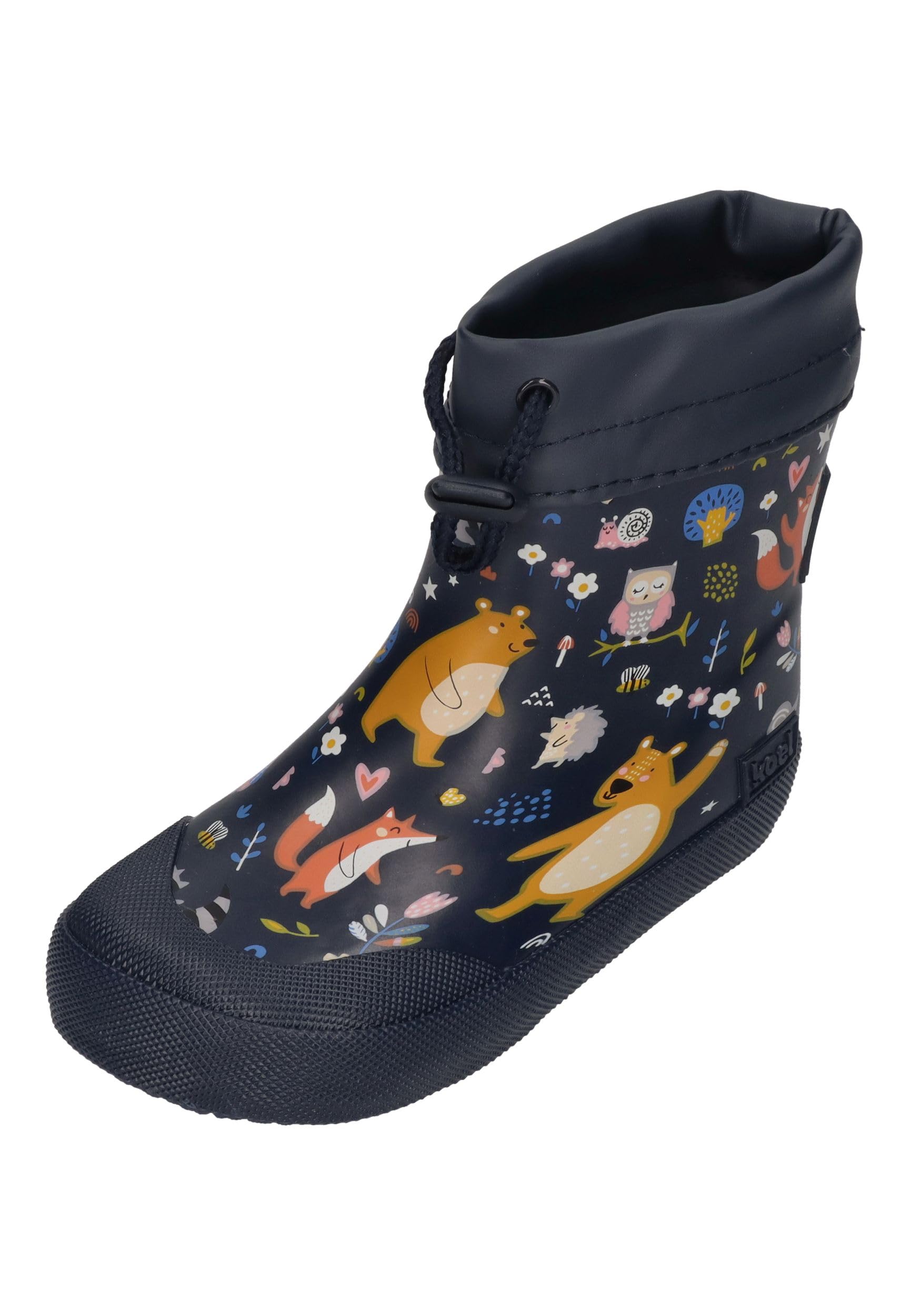 KOEL Barefoot Gummistiefel für Kleinkinder Wellies WIBI SOLID bear blue
