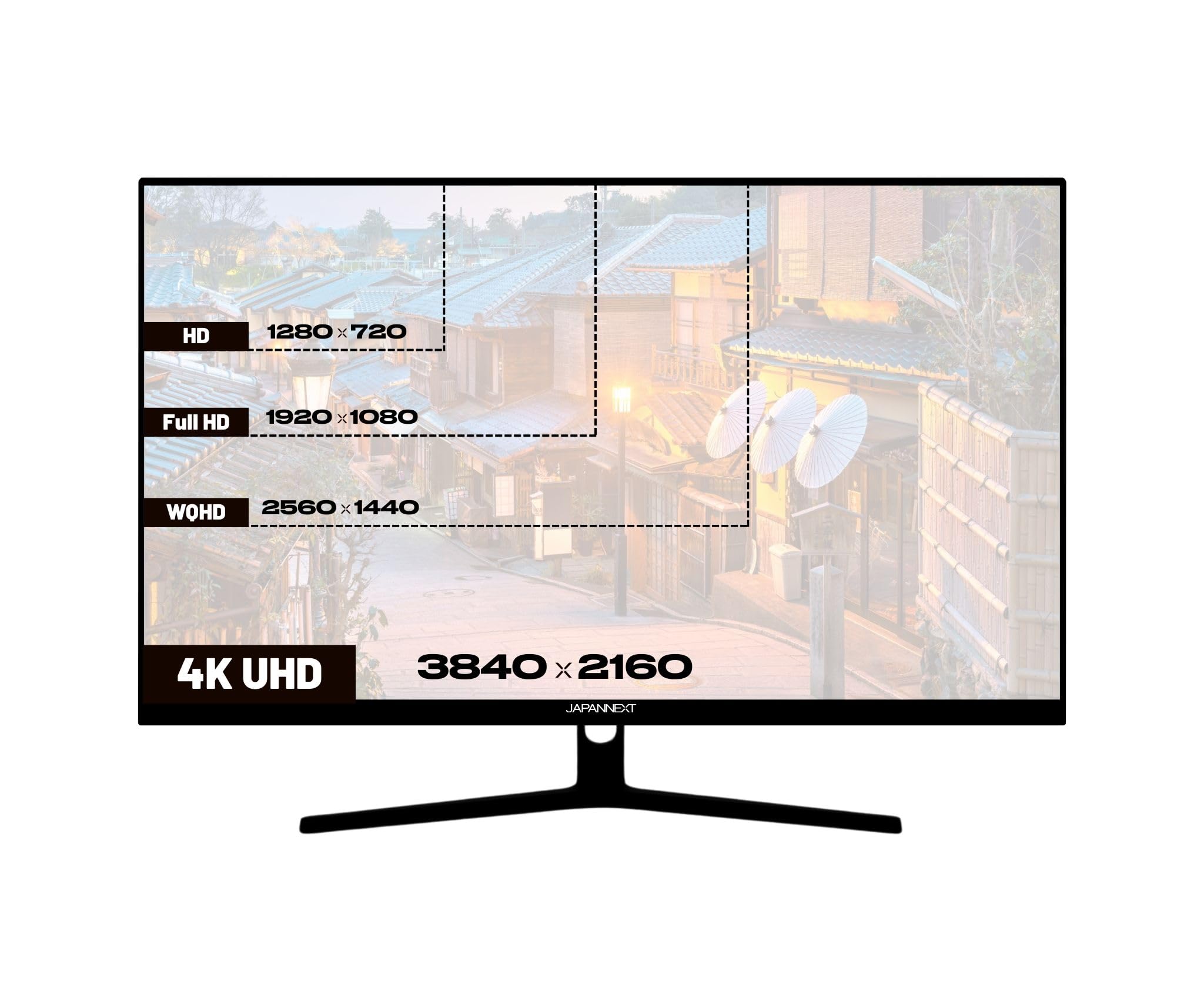 JapanNext Monitor 31.5" VA 4K UHD (3840x2160) | Tecnología HDR | Inclinación Ajustable Altavoces Integrados Compatibilidad VESA | G-Sync/FreeSync | Garantía de 3 años | JN-V315UHDR | Tecnología HDR | Inclinación Ajustable Altavoces Integrados Compatibilid