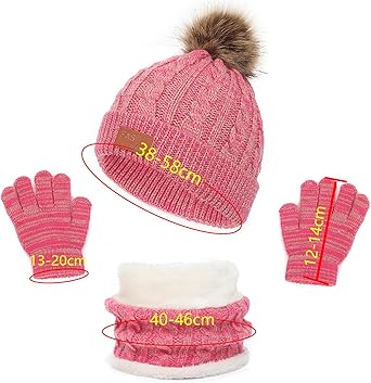 Echarpe Gants Gants Fille Ans Gants Enfant Ans Paires De Gants