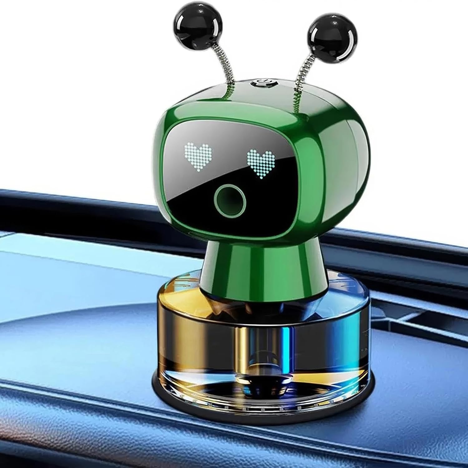 Smart AI Robot Car Aromatherapy Diffuser, Automatic Air Freshener Spray, 5PCS Replenishing Fluid