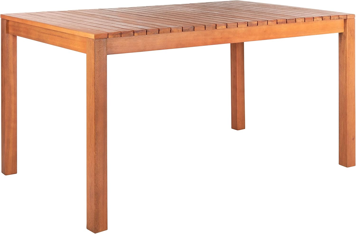 SAFAVIEH Outdoor Collection Dores Natural Brown Dining Table