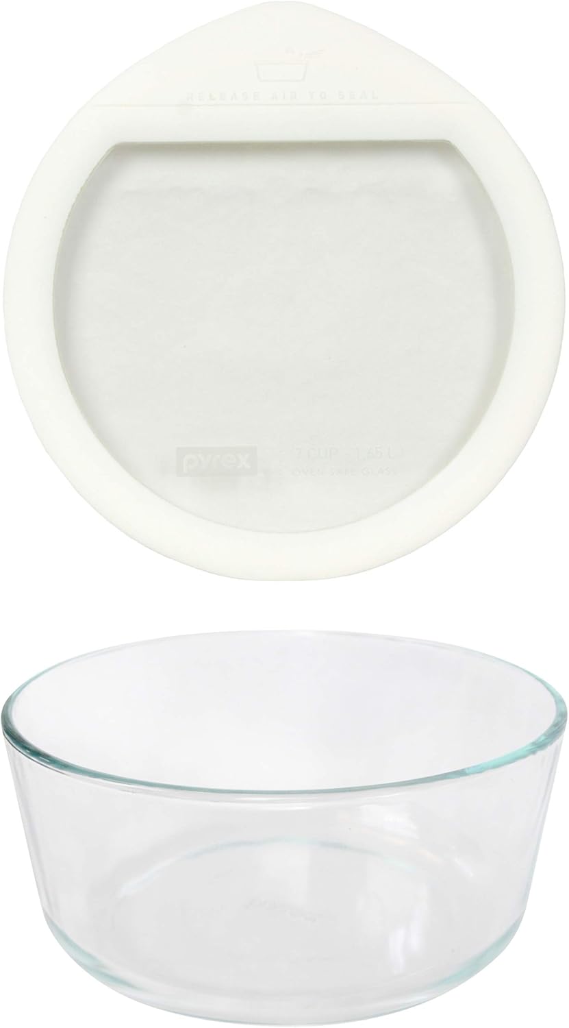 Amazon.com: Pyrex 7203 7-Cup Clear Glass Storage Bowl OV-7402 Glass ...
