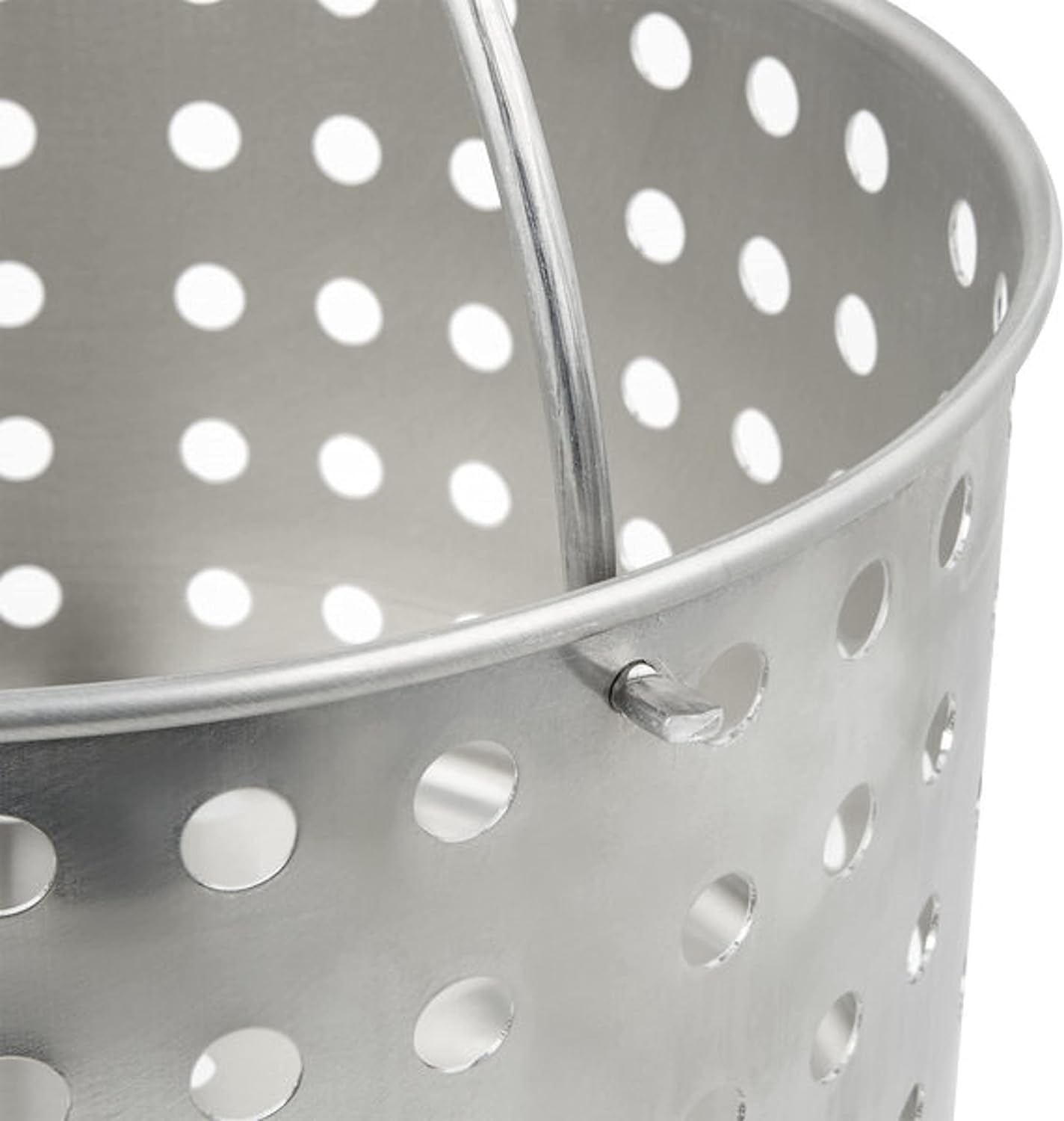 TrueCraftware-20 qt. Aluminum Steamer Basket 10-1/2" x 8-3/4" fits 20 qt. Stock Pot- Steamer Cookware Steamer Basket Insert Steamer Basket Steamer Insert for Veggie Fish Seafood Cooking