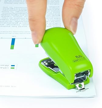 Rapesco Bug Mini Stapler, Green (1411)