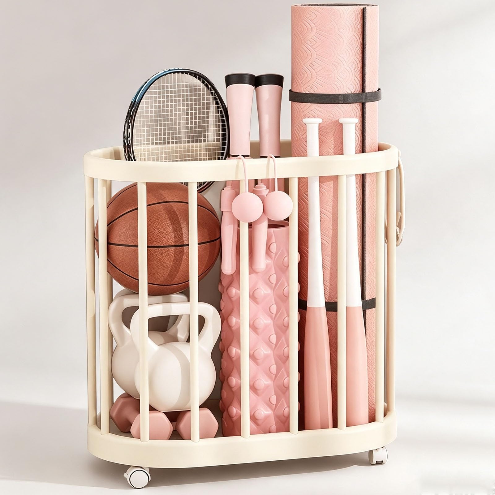 Cesta de Almacenamiento para Esterilla de Yoga, Soporte para Esterilla Yoga
