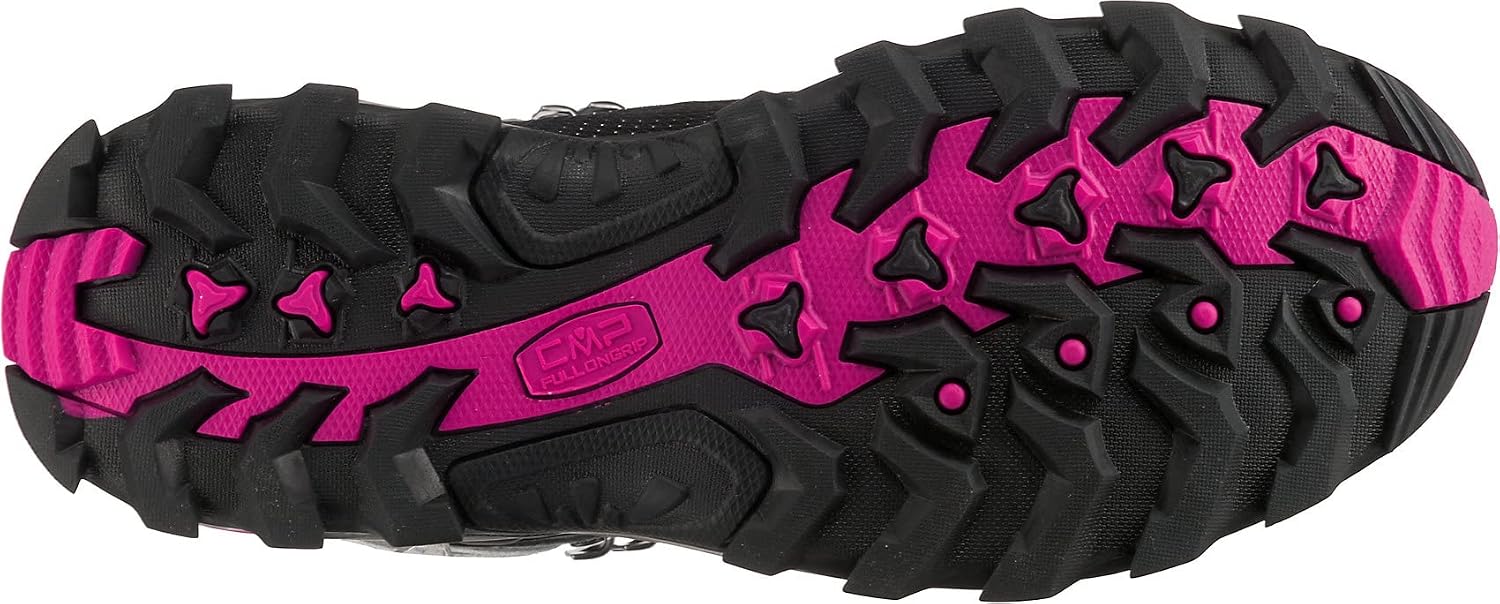 CMP RIGEL Women’s Waterproof Hiking Boots – Lightweight Leather Trail Shoes with Ankle Support, Shock Absorption & All-Terrain Grip