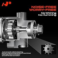 Vista 4 de Bomba de dirección asistida A-Premium, con polea y soporte Compatible con Nissan Altima 2007-2012, Maxima 2009-2014, Murano 2009-2014, motor de gas