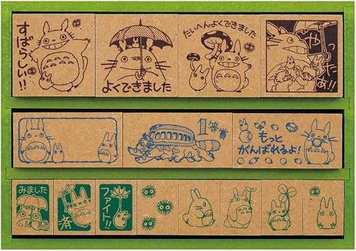 My neighbor totoro wooden stamp