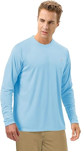 Vista 99 de Roadbox - Camisetas de protección FPU 50+ para hombre, de manga larga, para correr, exteriores, senderismo, natación, pesca Paquete de 2 - Gris