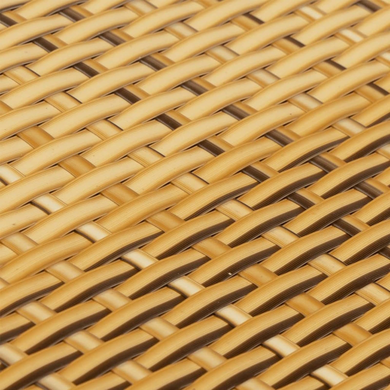 Tidyard Paravent de Balcon Marron Clair 600x80 cm résine tressée, Pare-Vue Brise Écran d'intimité de Jardin, Brise-Vue pour Balcon, Extérieur, Terrasse