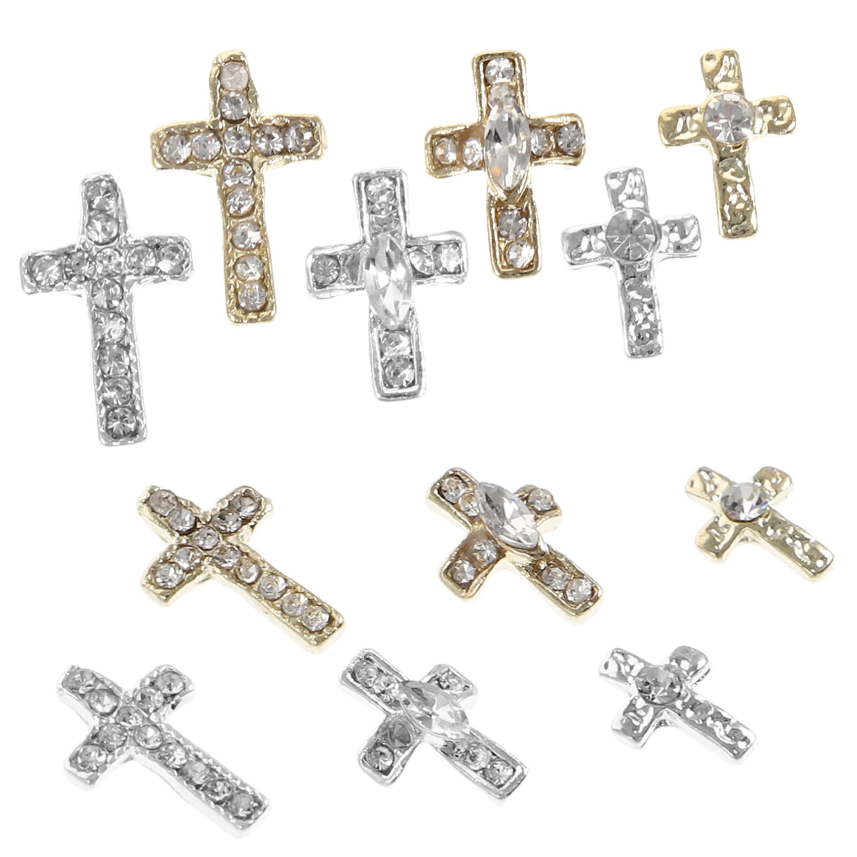 VALICLUD 3 Set Gioielli in Lega Strass Ciondoli Per Unghie Alla Moda Graziosi Ciondoli Per Unghie Per Gioielli Alla Rinfusa Per ie Kawaii Lega Di Zinco 60 Pezzi*3