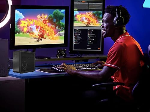 Miniatura 7 de Intel NUC 9 NUC9i5QNX Mini PC de escritorio empresarial (Intel 4-Core i5-9300H, 16 GB de RAM, SSD de 1 TB, gráficos UHD) Ghost Skull Canyon Extreme