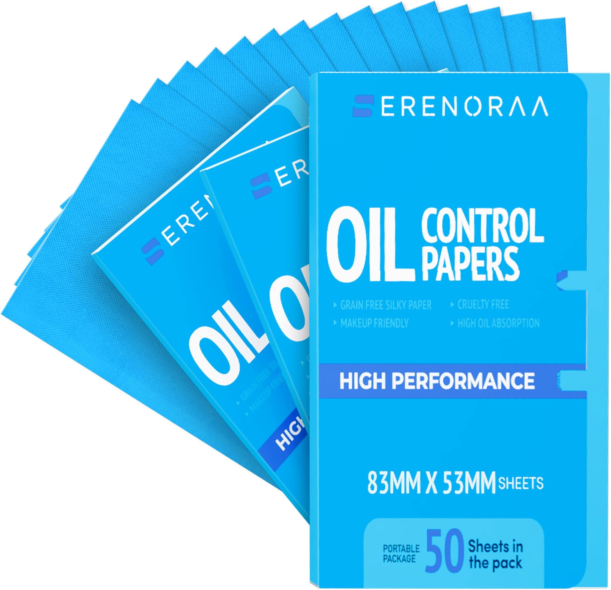Extra HighPerformance Oil Blotting Sheets for Face 3x50