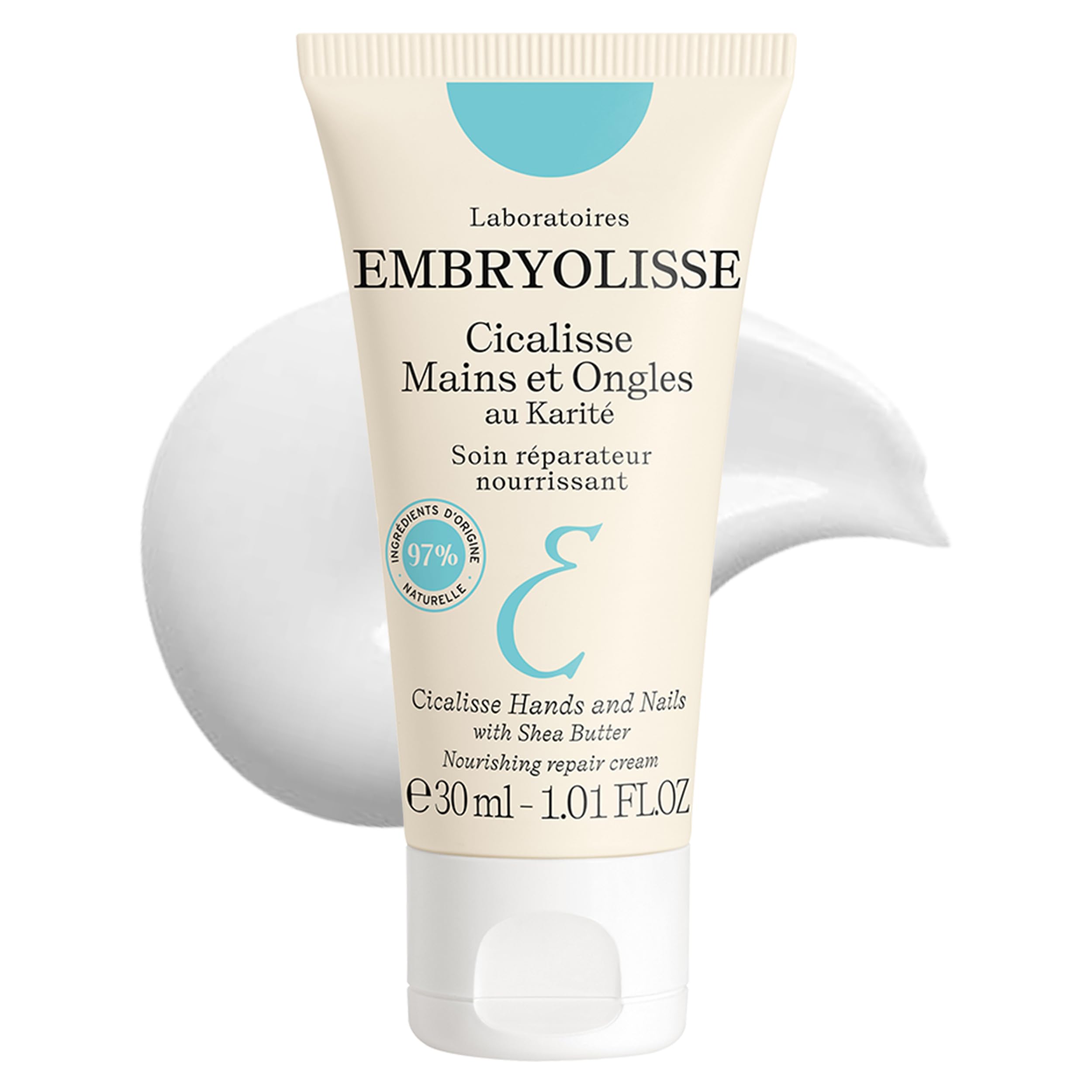 Embryolisse Cicalisse Hand Cream with Shea Butter for Dry Hands, 1.01 Fl Oz