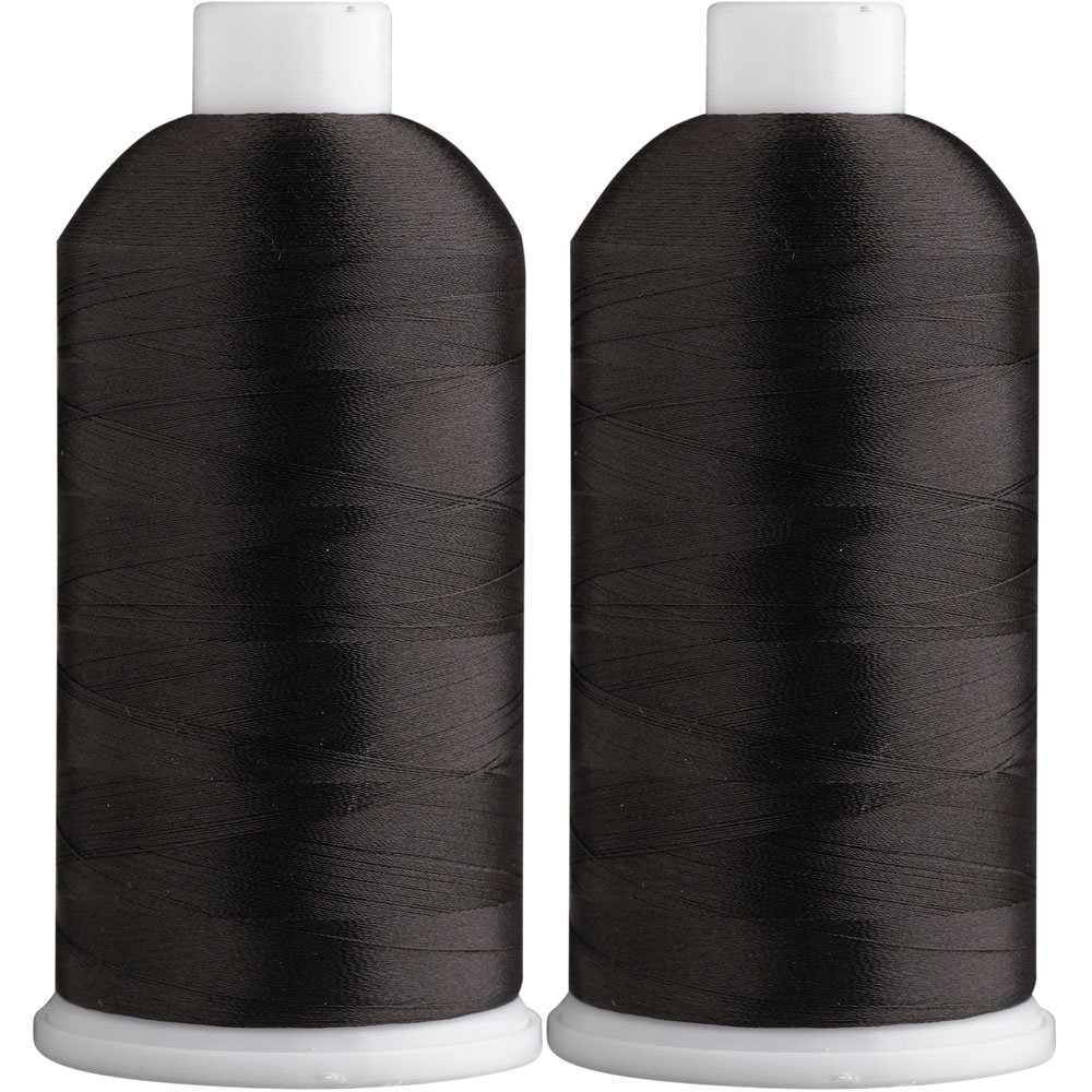 Superpunch SuperB Embroidery Thread 40wt, 5000 m Cone, Pack of 2