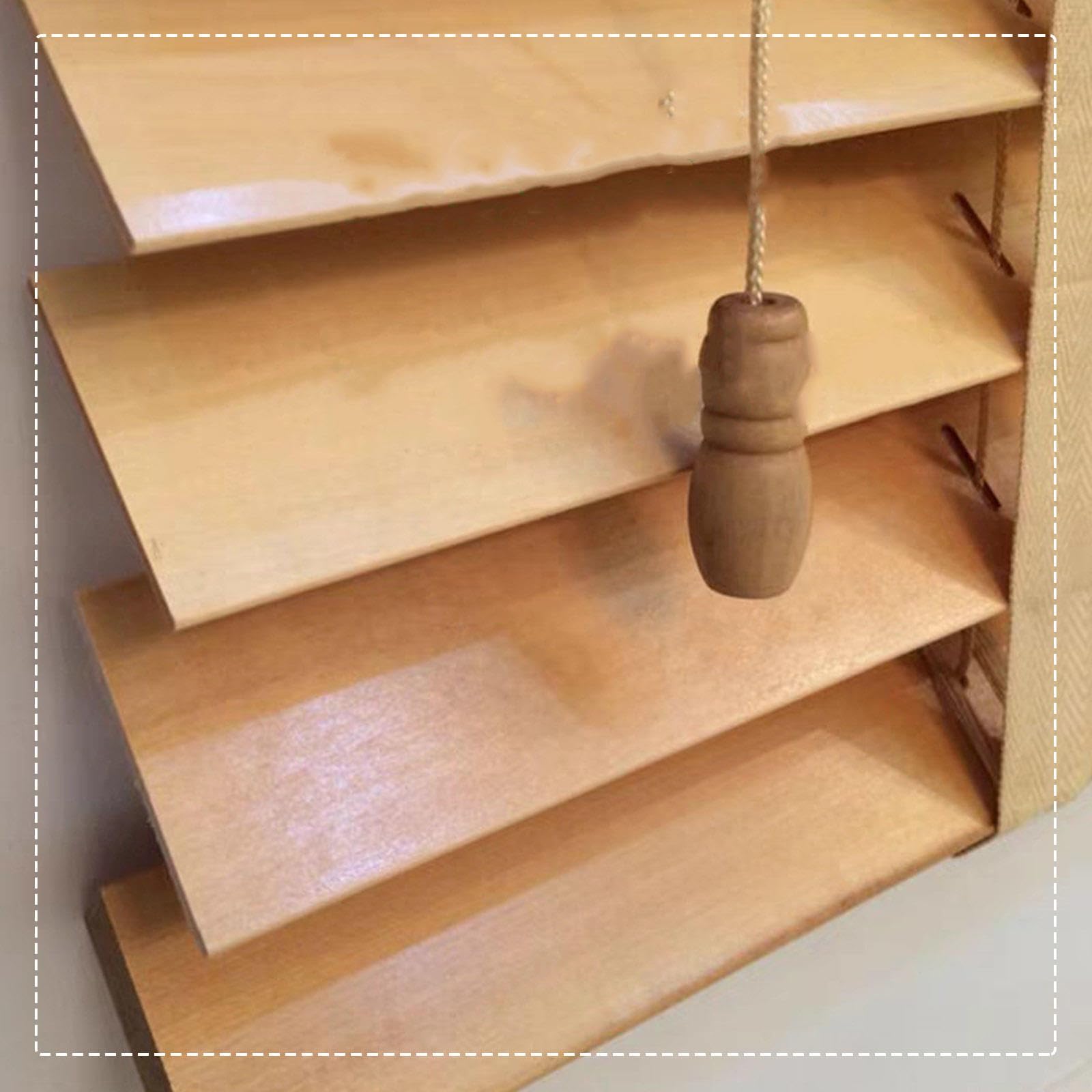 Persianas de madera maciza venecianas para un control térmico elegante en el hogar