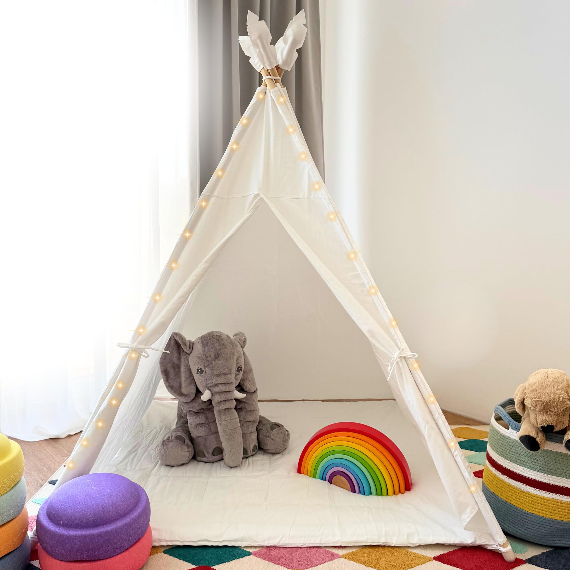 ALRITHO® Tipi Zelt für Kinder