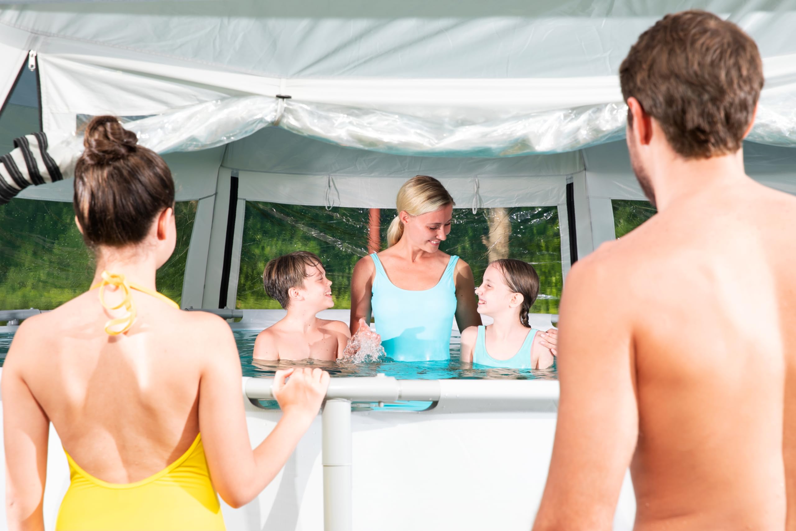 Bestway Pavillon für runde Pools, 600 x 295 cm