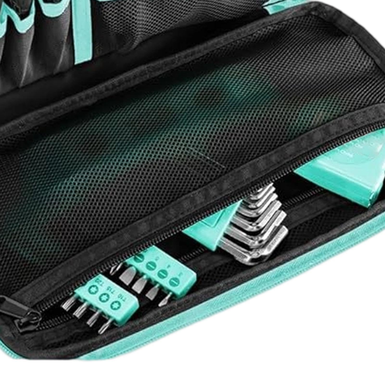 Bolsas portaherramientas Organizador grande de tela Oxford | Organizador de bolsa para herramientas Para Jardinería, Electricistas, Carpinteros, Dormitorios, Viajes, Construcción Y
