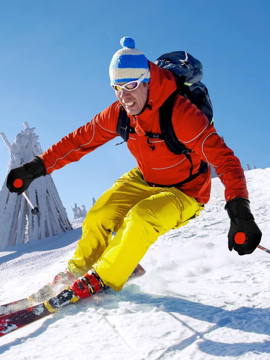 Bencailor 6 Pairs Mens Winter Snow Gloves Women Warm Waterproof Ski Mittens Adjustable for Adult Cold Weather - Image 5