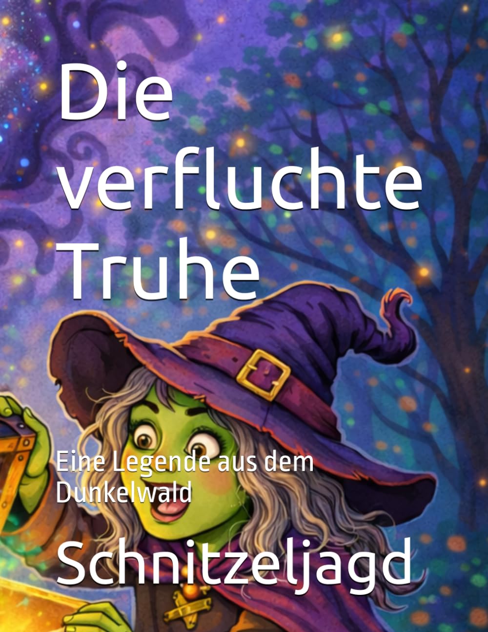 Schnitzeljagd Halloween gruselig Wald: Die Verfluchte Truhe Kindergeburtstag Komplett Set drinnen und draußen Kinder 6 - 10 Jahre Gruppen Freunde ... Geburtstage Kinder 6 - 12 Jahre Komplett Set)