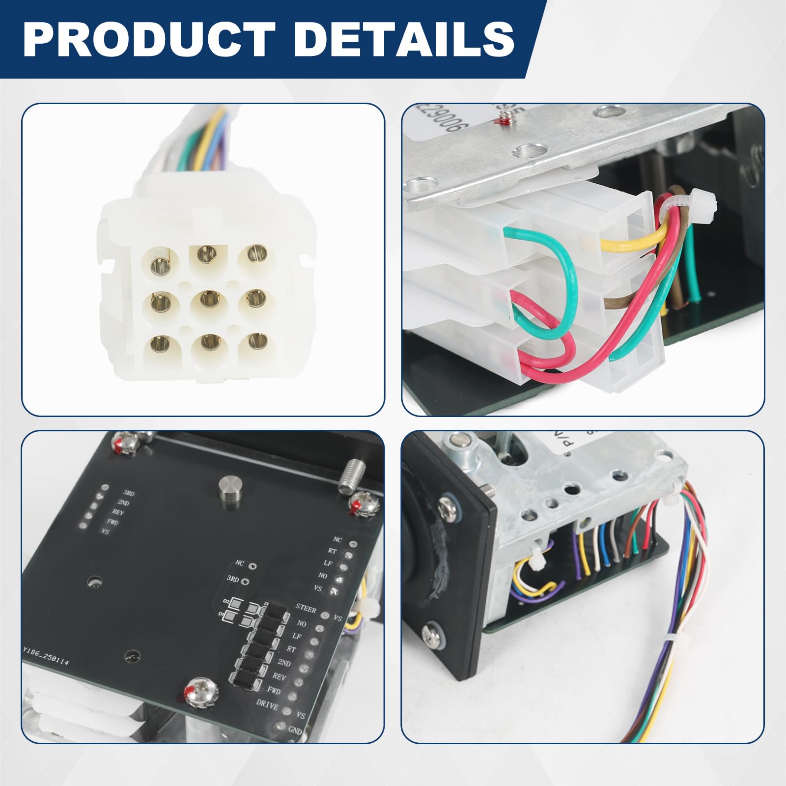 RALBDX Controlador de joystick 1600295 JLG1600295 compatible con elevador de tijera E2 1532E2 1932E2 2032E2 2632E2 2646E2 3246E2