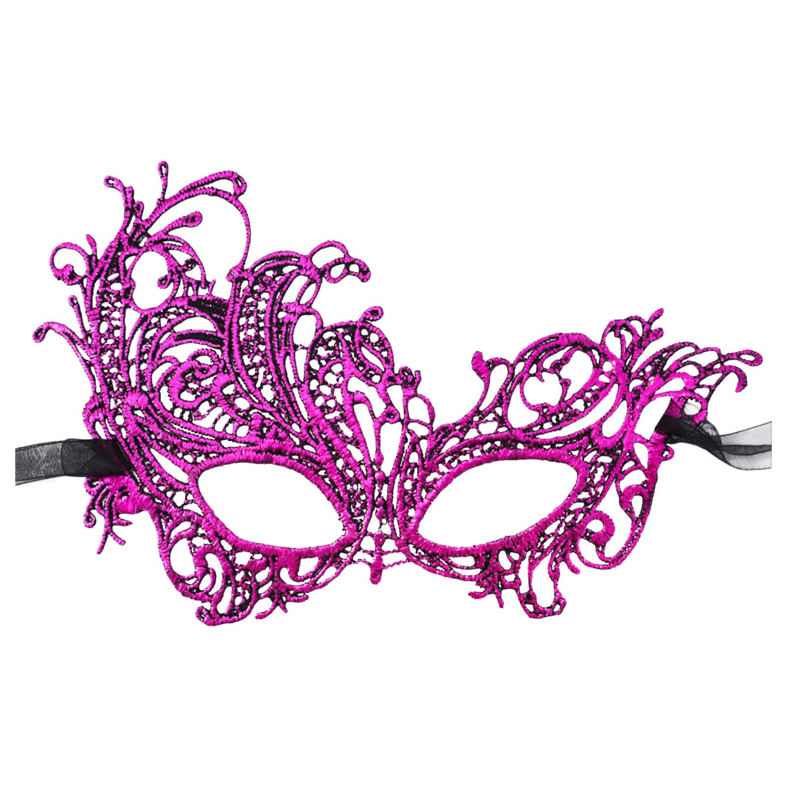 Lace Masquerade Mask For Women Venetian Party Mask Carnival Mask Rave Masquerade Mask Silver Masquerade Mask Carnival Party Dress Up Dress (One Size)