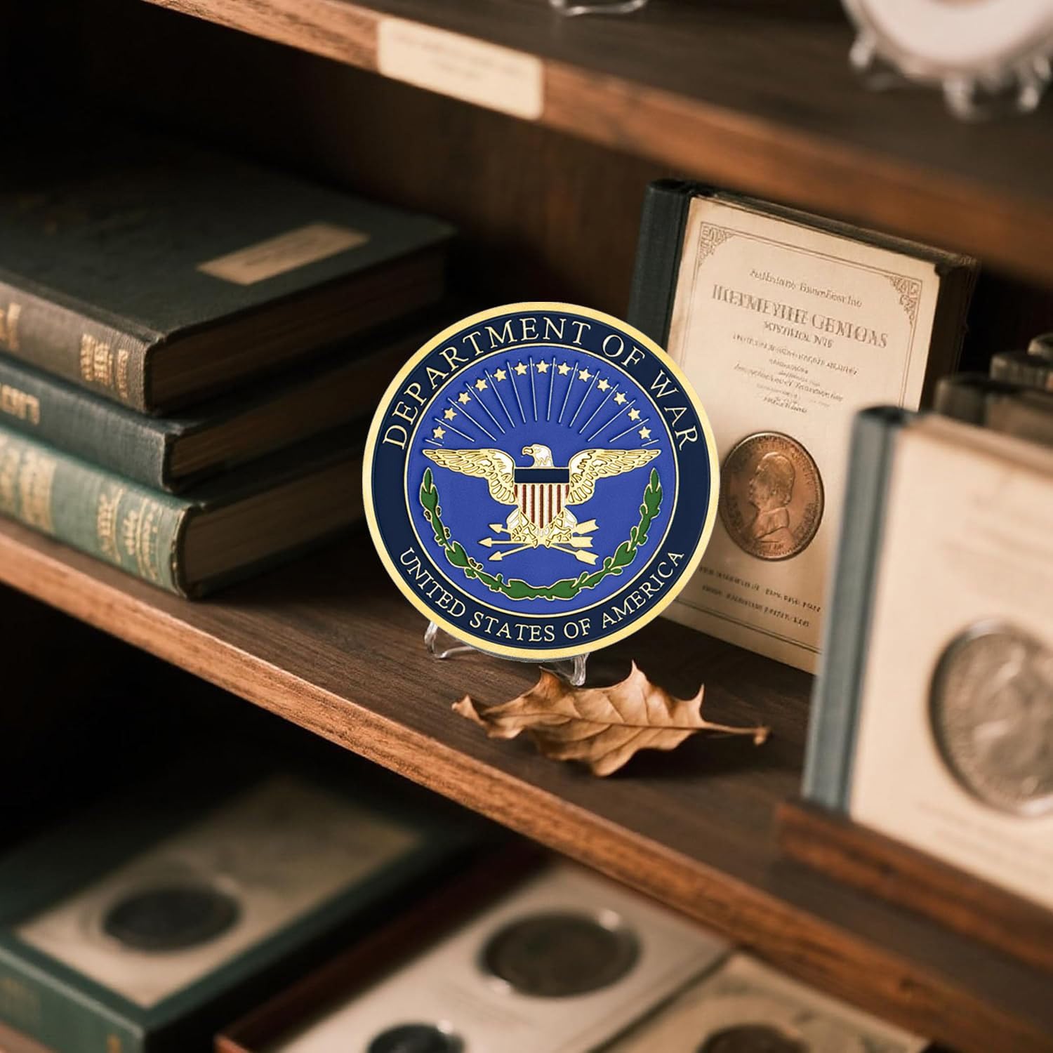 Department of War Challenge Coin Advancing Peace Through Strength Soldier Graduating Gift Coins (DOW002-10 Pack)