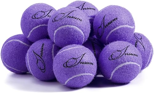 Miniatura 4 de Pelotas de tenis, paquete de 12 pelotas de tenis de entrenamiento avanzado para pelotas de práctica para principiantes, pelotas de tenis para perros