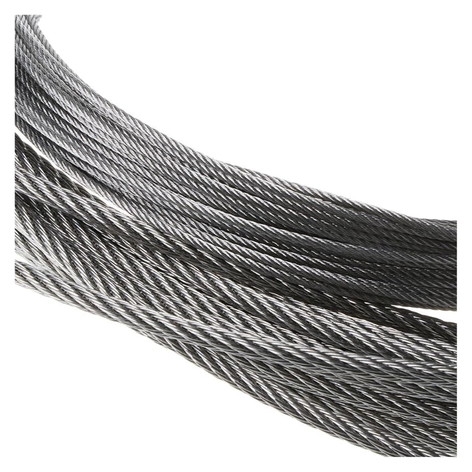 10 メートル 304 ステンレス鋼ワイヤーロープソフト釣りリフティングケーブル(0.8mm)