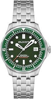 Henri Diver Automatikuhr für Herren, 41 mm, mit massivem Edelstahlarmband, DX-2060