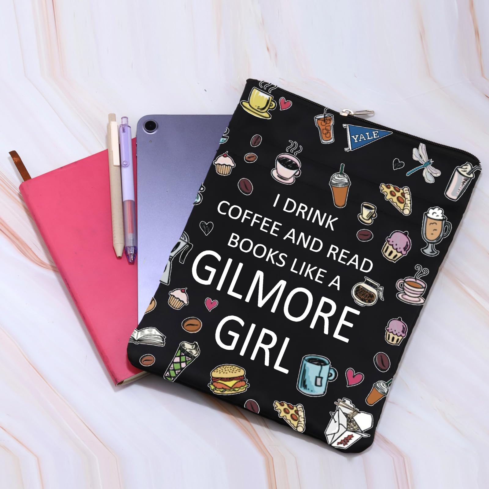 Luke's Diner Book Sleeve – Copertina per libro ispirata a Gilmore Girls, regalo per amanti del caffè