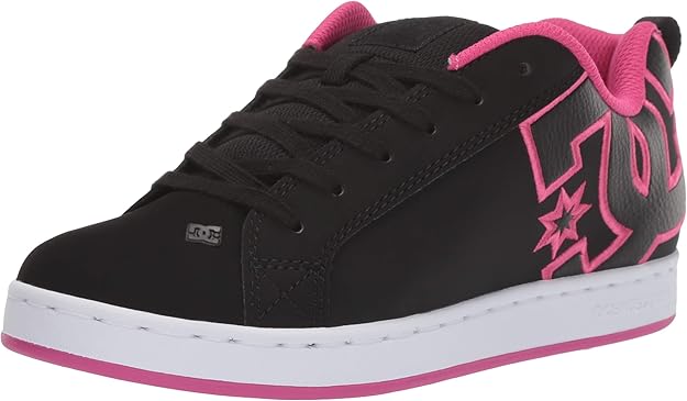 DC Court Graffik Scarpe Da Skate Donna – Rosa Brillante, Taglia 37.5 EU – Modello Iconico DC - 4